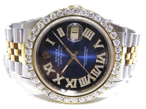 rolex men's diamond bezel watch.